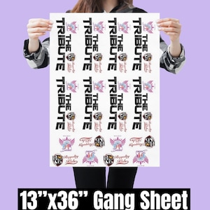 Same Day Shipping*  Gang Sheets DTF Full color Transfers
