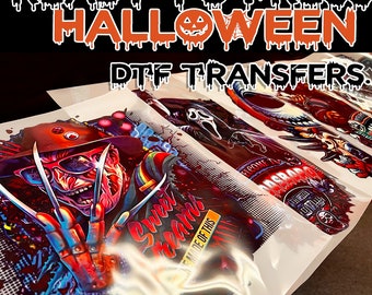 Halloween Ready to press dtf Transfers (ship fast)