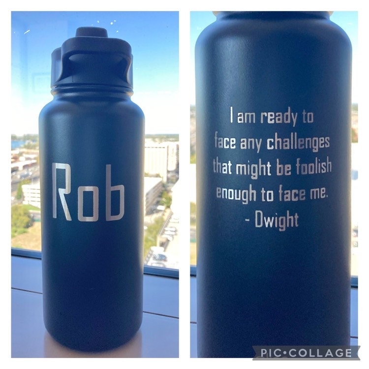 18oz Simple Modern Custom Personalized Etched Stainless Steel Hydro Water  Bottle 