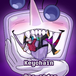 That Boy is a monster Spamtenna Deltarune acrylic keychain pre-order