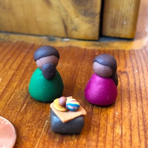 Handmade Holy Family Nativity