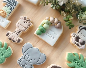 SAFARI THEME SUGARCOOKIES | First Birthday | Baby Shower | Animal Cookies | Decorative Cookies | Birthday Cookies | Themed Cookies | WildOne