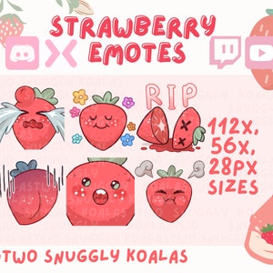 Twitch (stream) Pacchetto di emote / Fragole