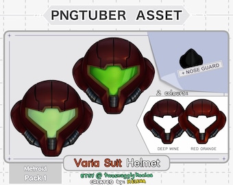 PNGtuber Actif | Metroid [pack 1] - Casque Varia Suit