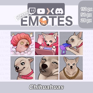 Twitch (stream) Emotes | Chihuahuas