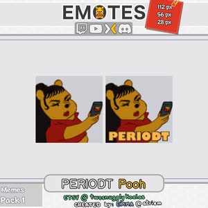 Emotes (stream) | Memes [pack 1] - PERIODT Pooh