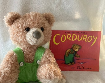 Corduroy book and bear set.