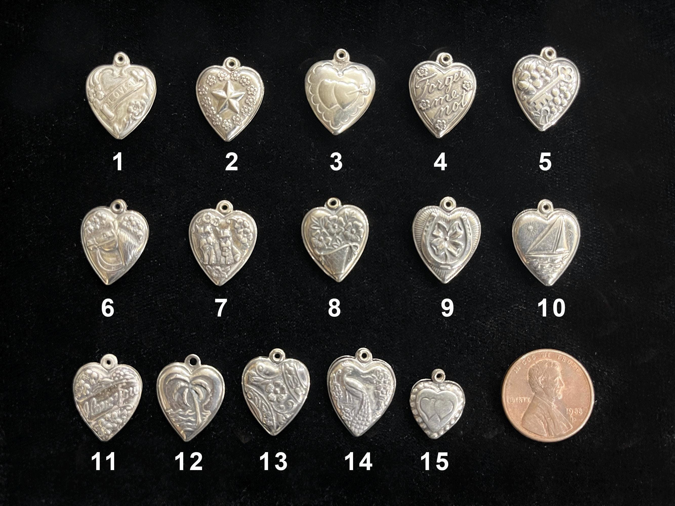 Vintage Puffy Heart - Etsy