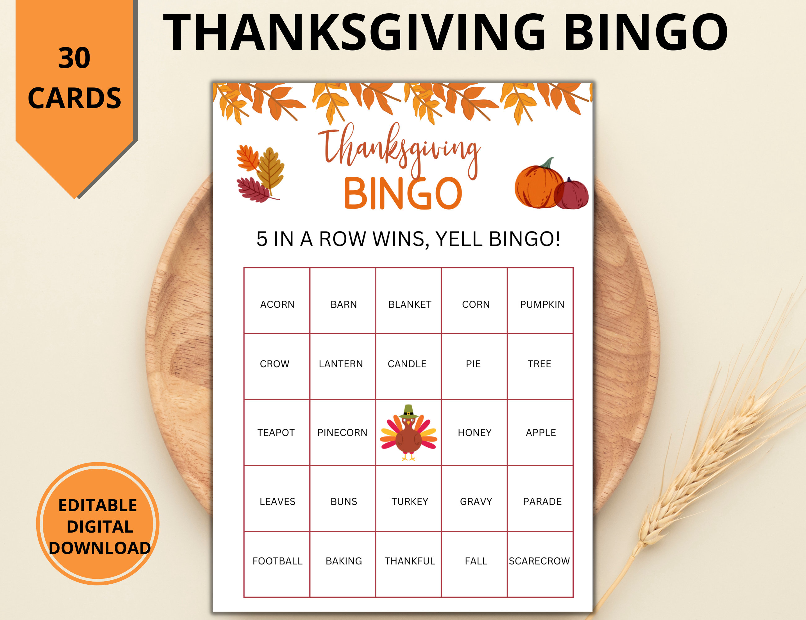 Automatic BINGO Cards, Make Your Own Bingo Game, Custom Words Autofill