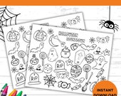 Halloween Countdown Calendar Printable, Halloween Countdown Advent Calendar, Halloween Activities, Halloween Coloring Countdown