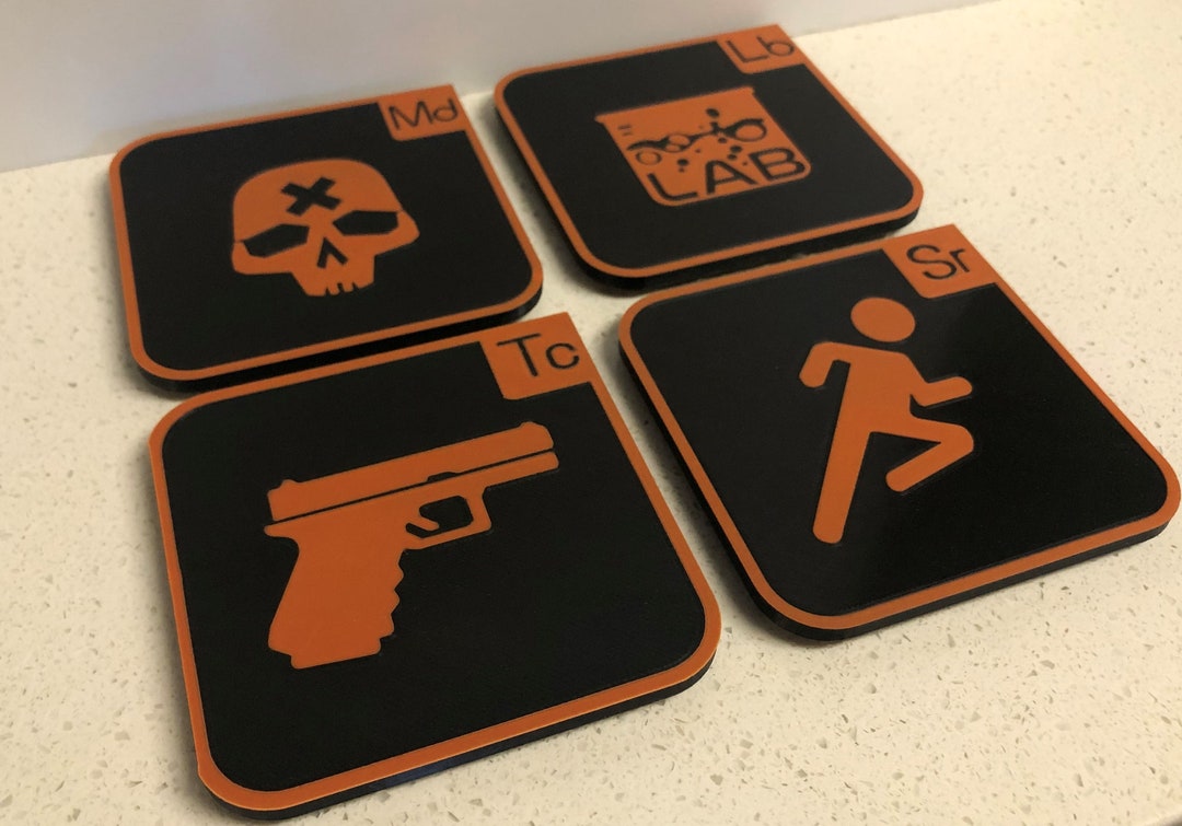BONELAB Element Icon Coasters 3D Printed - Etsy