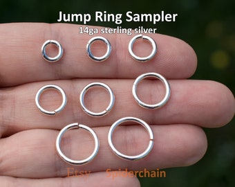Echantillonneur d'anneaux - Argent sterling 14ga