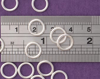 Soldered Sterling Silver Jump Rings - 15 Gauge "small"