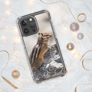 Custodia per iPhone con animali / Custodia per telefono estetica / Custodia per telefono con scoiattolo / Custodia per telefono con animale / Custodia per iPhone carina / Custodia per iPhone minimalista