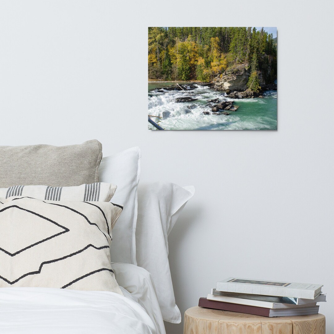 Large Metal Wall Art River Wall Decor Fraser River Landscape Print