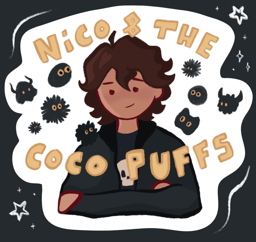Nico and the Coco Puffs Sticker From Percy Jackson, the Sun and the