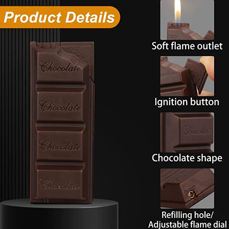 Chocolate Bar Lighter Perfect Easter Gift Perfect Birthday Etsy