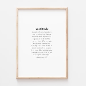 Gratitude - original poem print (A4 and A3 download)