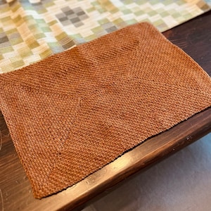 Rustic Crochet Placemat PDF Pattern | Woven Farmhouse Placemat Pattern