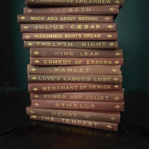 Aldus Shakespeare Individual Books | 1900s | Cloth Bound |Victorian| Literature | Antique | Classics | Bibliophile | Library | Collection |