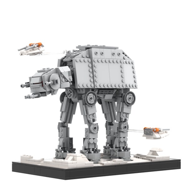 LEGO Star Wars Diorama Moc "Angriff auf Hoth" DIGITALE ANLEITUNG