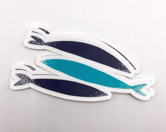 The Chosen Inspired Three Fish Stickers - Christian Stickers, Chosen Fan Art, Waterproof Sticker