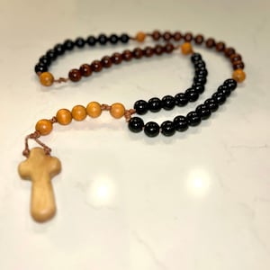 Farmhouse Bead and Olive Wood Rosary