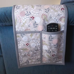 Handmade Couch Caddy - Armrest Organizer for Sofa, Recliner, Living Room Storage