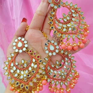 Tikka Set / Mirror tikka set / Indian tikka set/ tikka/ earrings