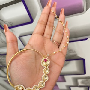 Nath / nose ring / Indian nath / Indian nose ring / Indian bridal nose ring/ bridal nose ring