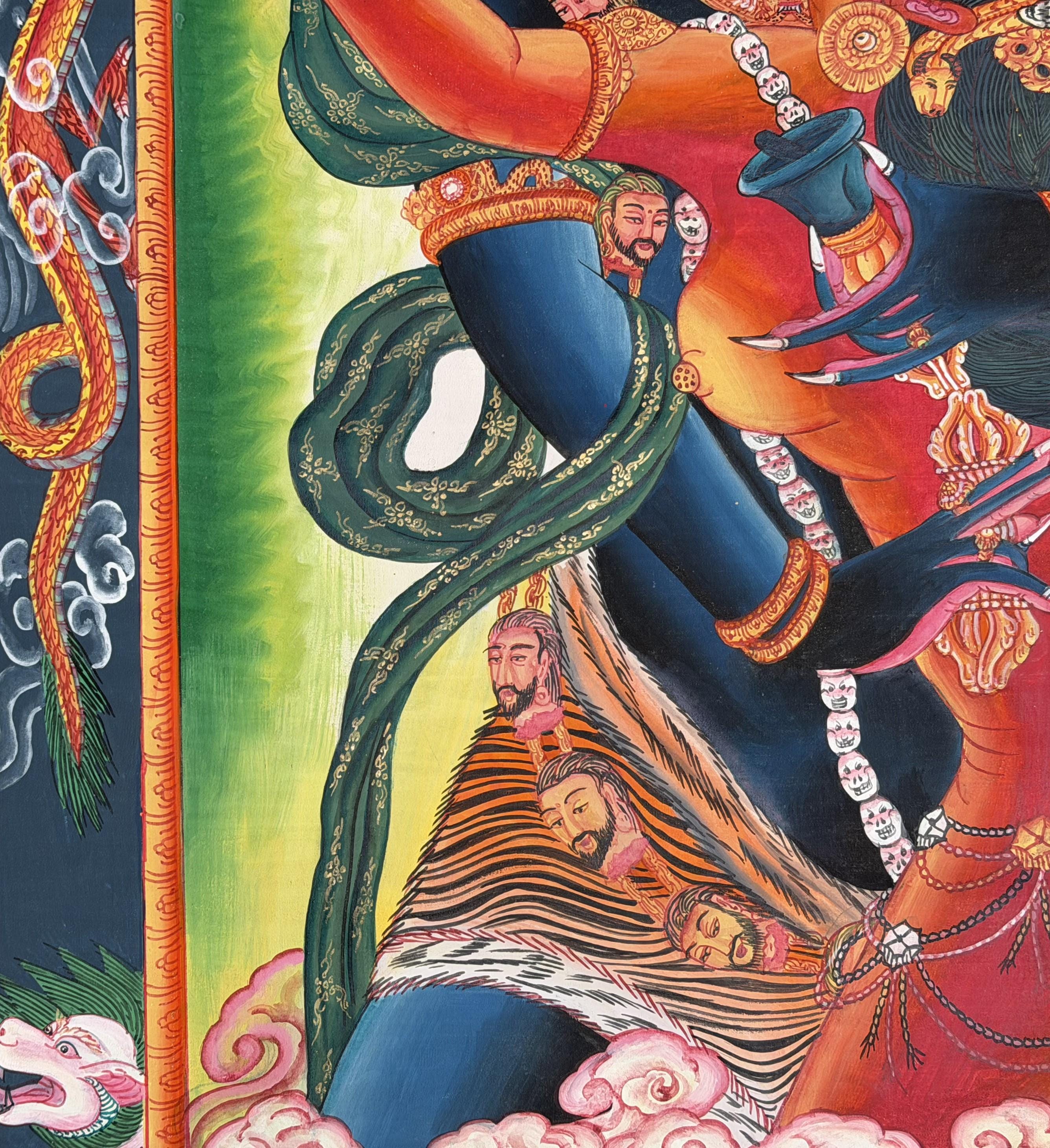 Chakrasamvara Shakti Thangka 絵画 | チャクラサンヴァラ シャクティ