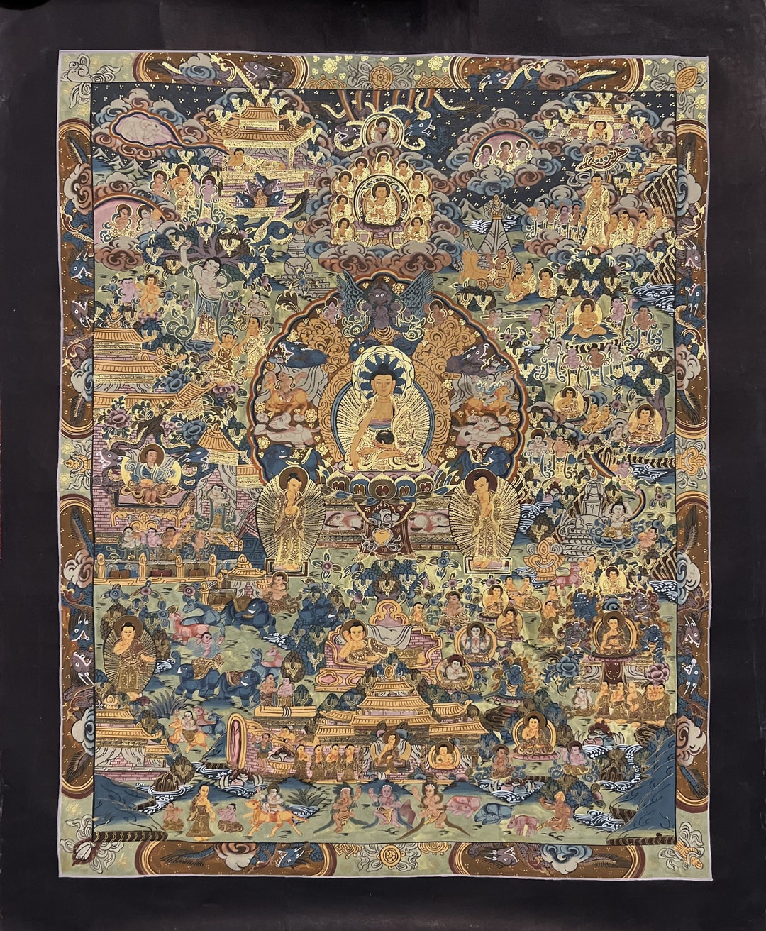 Buddha Life/ Bhavacakra/ Bhavachakra/ Wheel of Life Mandala Masterpiece ...