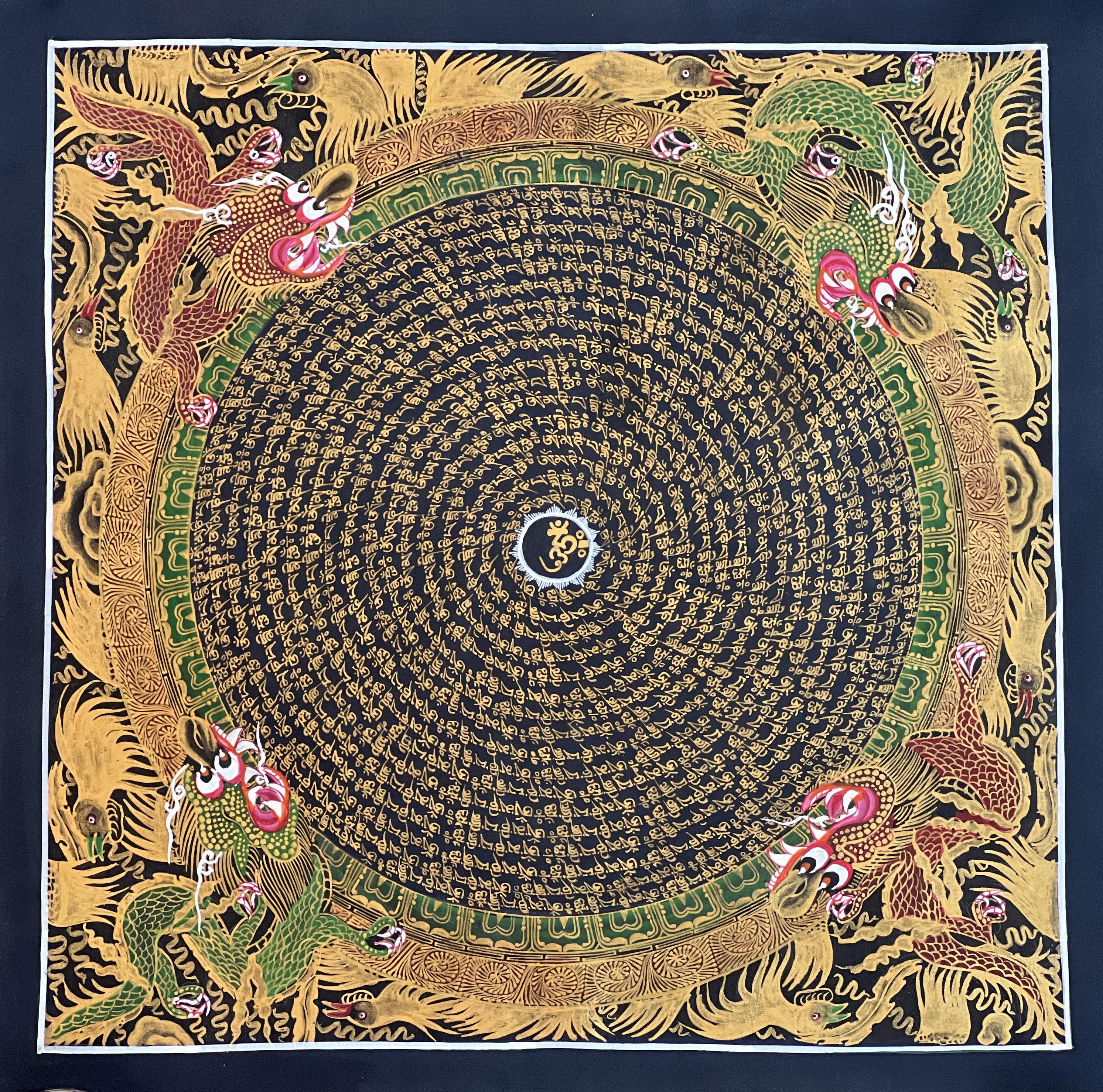 Dragon Thangka - Etsy