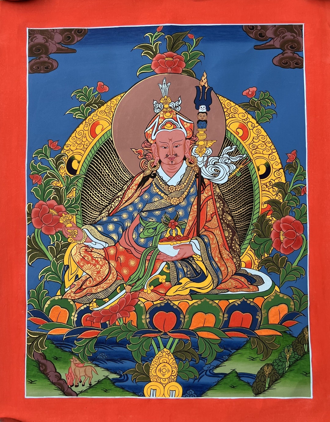 グル パドマサンバヴァ / グル リンポチェ マスター品質 オリジナル