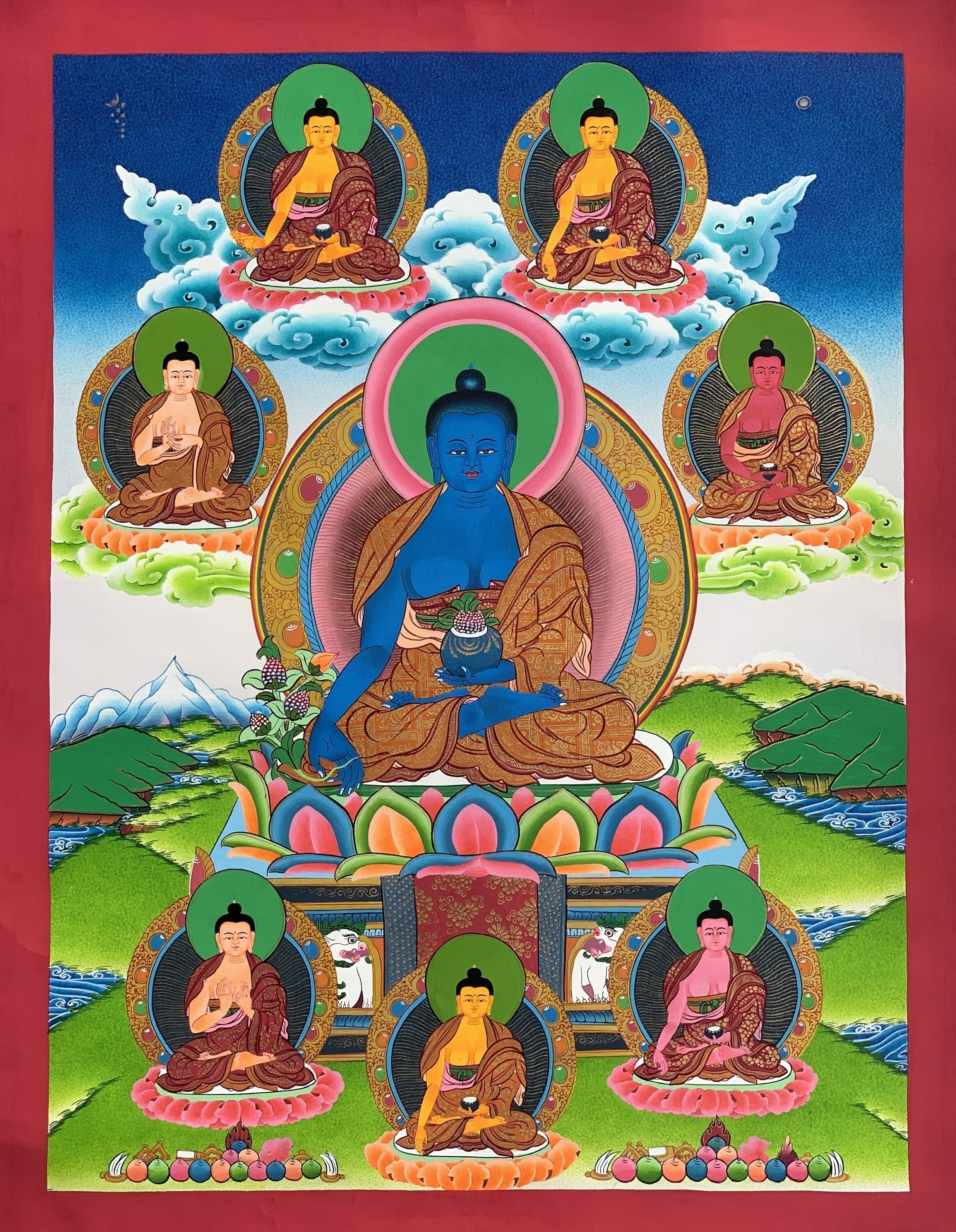 チベット医学 曼荼羅画集 The Buddha's Art of Healing Healing Medicine Buddha Mandala – Himalayan Art Museum