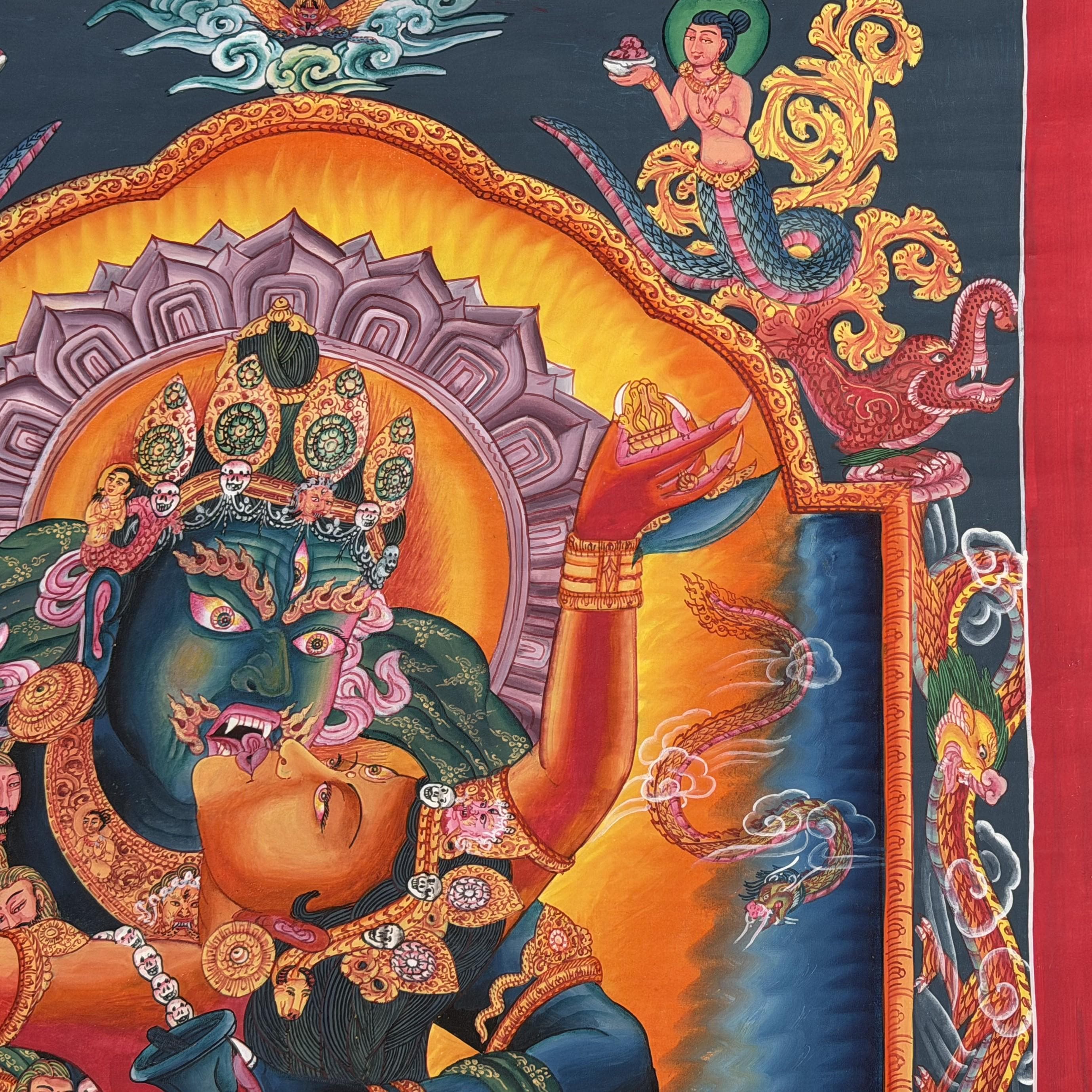 Chakrasamvara Shakti Thangka 絵画 | チャクラサンヴァラ シャクティ