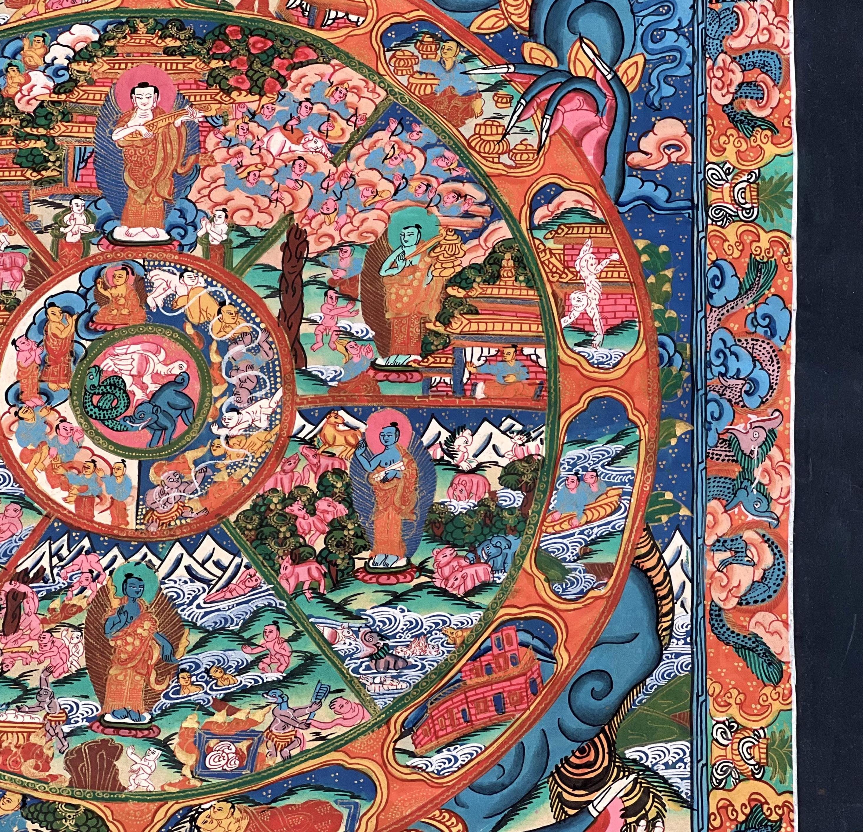 hand-painted-samsara-wheel-of-life-thangka-tibetan-buddhist