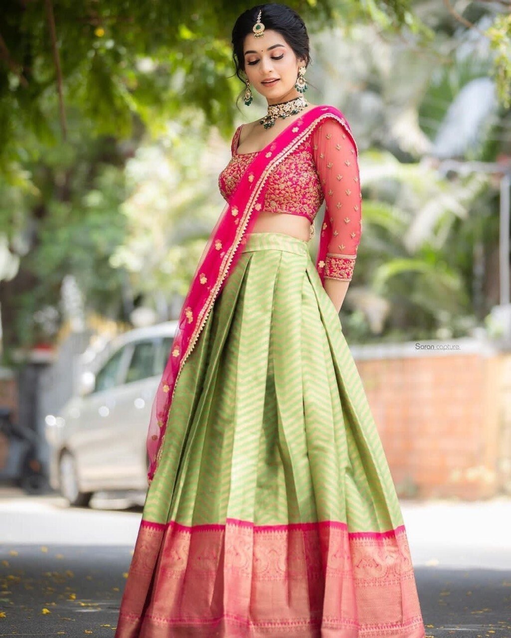 Half Saree Etsy Uk