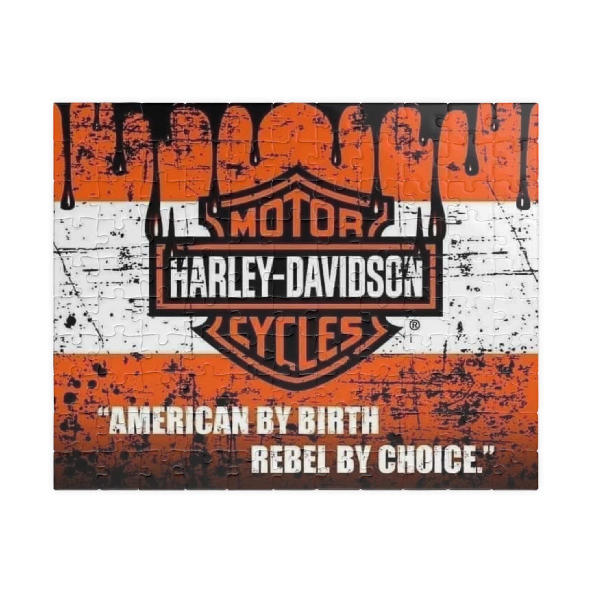 Harley Davidson Puzzle (110, 252, 520, 1014-piece) | Family Game Night