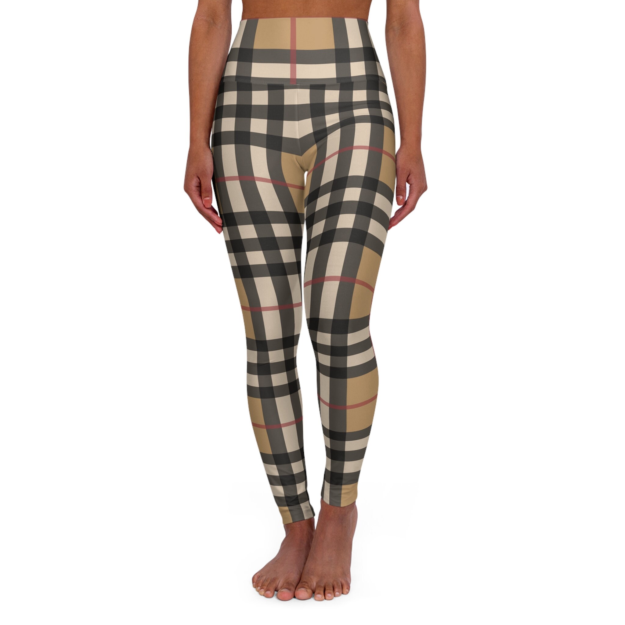 burberry plaid leggings