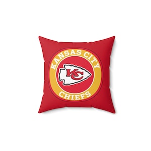 Custom Decorative Pillow | KC Pillow | Game Day Pillow | Sports Pillow | Footbal Pillow | Custom Throw Pillow | Touchdown Pillow