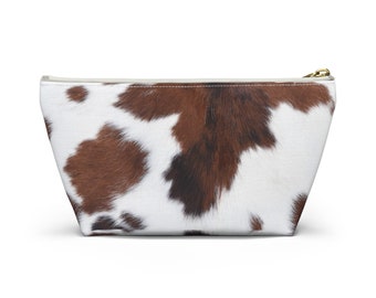 Cowhide Accessory Pouch | Country Chic Makeup Bag