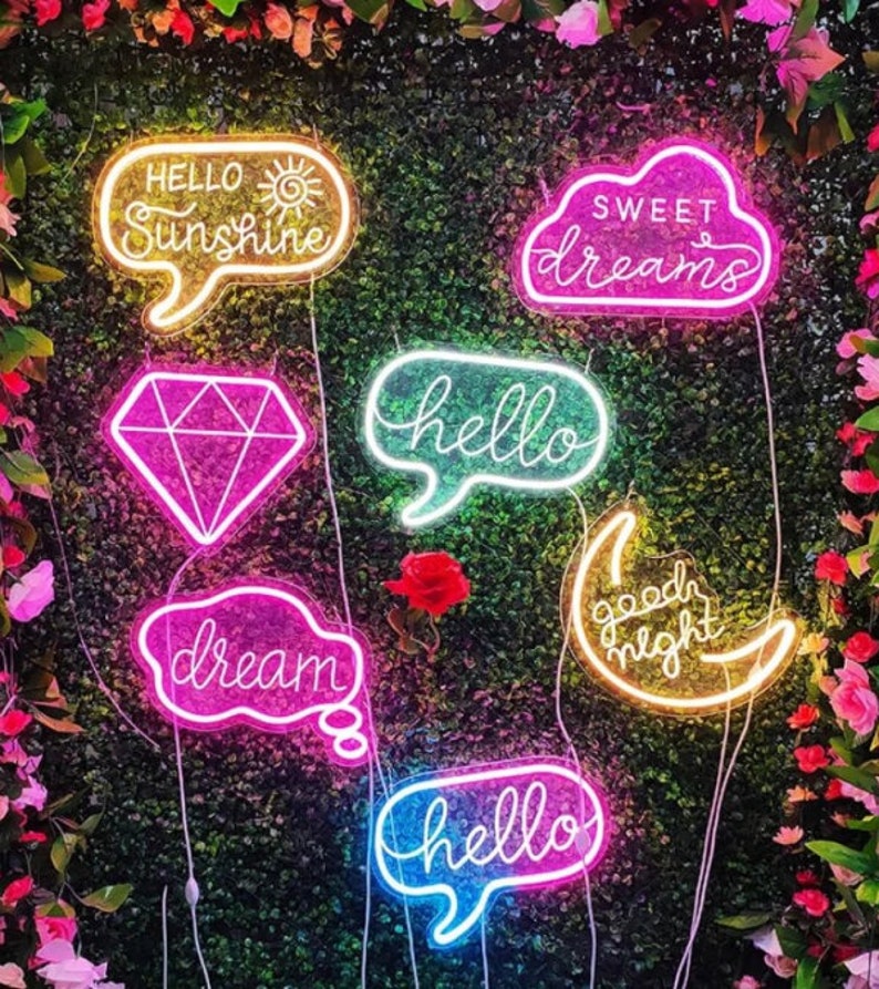 Custom Neon Sign Better Together Neon Sign Personalized Etsy