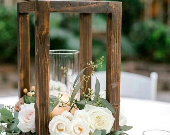 Bulk Wedding Centerpiece Rustic Lantern Wood Lantern Etsy