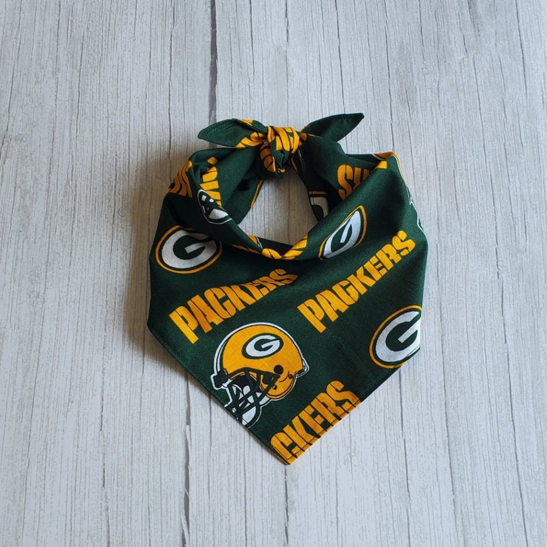 Green Bay Packers Dog Bandana/tie on Dog Bandana Etsy