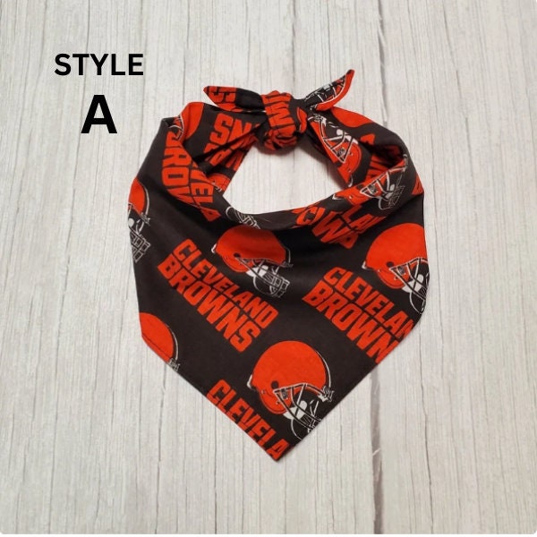 Cleveland Browns Dog Bandana/Tie On Bandana