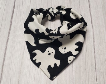 Flannel Glow In The Dark Ghost Dog Bandana