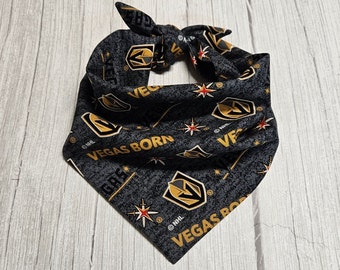 Vegas Golden Knights On Dog Bandana