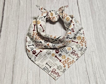 Woof Woof Dog Bandana