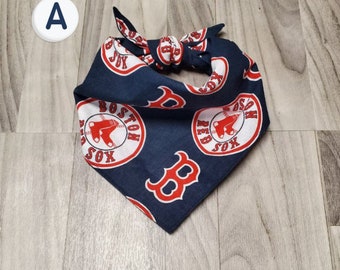 Boston Red Sox Dog Bandana/ baseball dog bandana